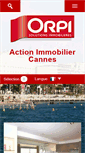 Mobile Screenshot of immocannes.fr